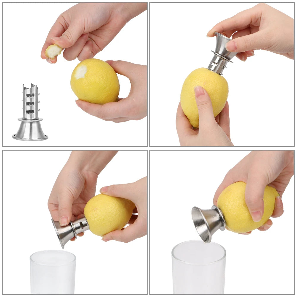 Stainless Steel Hand Juicer – Twist, Pour & Enjoy Fresh Citrus Anytime