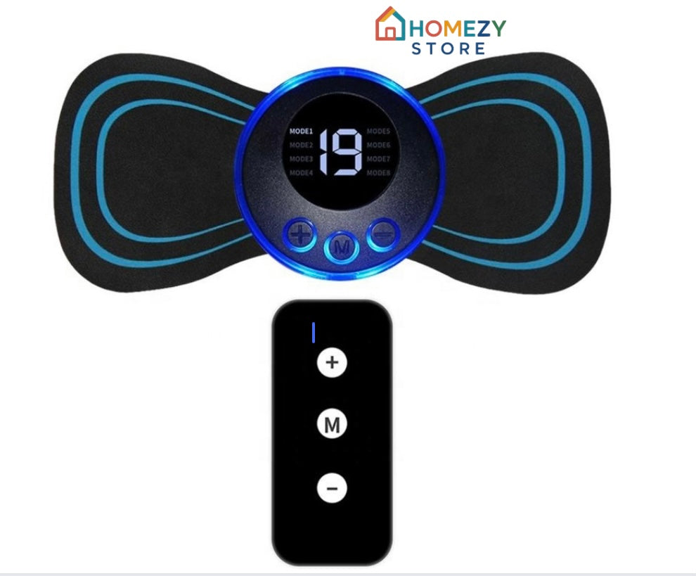 EMS Electric Pulse Neck Massager Cervical Massage Patch Back Sticker Muscle Stimulator Portable Relief Pain Relax Massageador