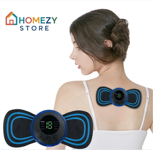EMS Electric Pulse Neck Massager Cervical Massage Patch Back Sticker Muscle Stimulator Portable Relief Pain Relax Massageador