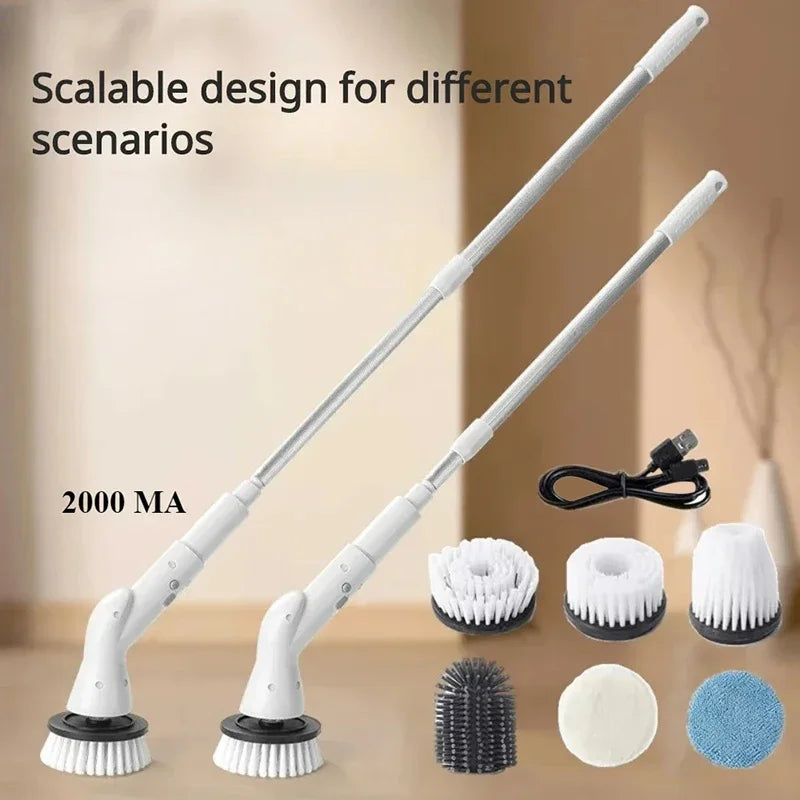 Electric Spin Scrubber – Powerful Cordless Cleaning Brush