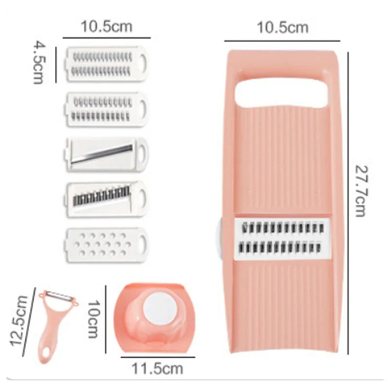 Multifunctional Vegetable Slicer – Slice, Shred & Peel with Ease