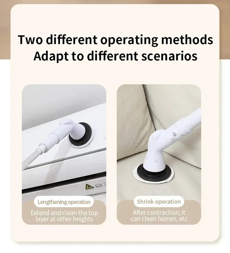 Electric Spin Scrubber – Powerful Cordless Cleaning Brush