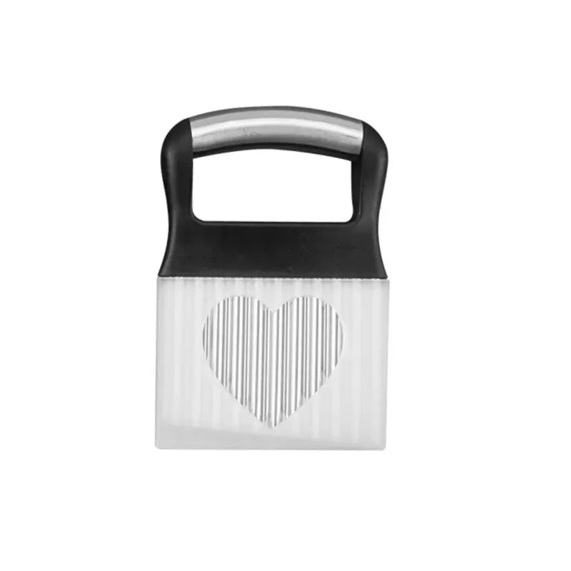 Upgrade Your Kitchen with a 1pc Crinkle Cutter - Wavy Chopper Knife for Fruits, Vegetables, Salad, Carrots, Potatoes & Fries
