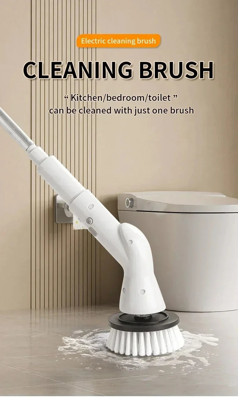 Electric Spin Scrubber – Powerful Cordless Cleaning Brush