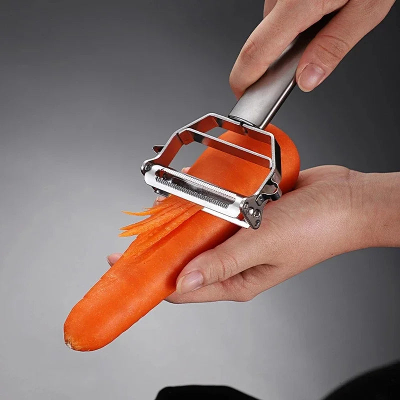 Stainless Steel Peeler Fruit Vegetable Multifunction Grater Julienne Peeler Slice Melon Potato Carrot Cucumber Home Kitchen Tool