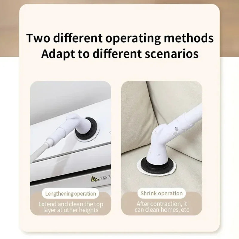 Electric Spin Scrubber – Powerful Cordless Cleaning Brush