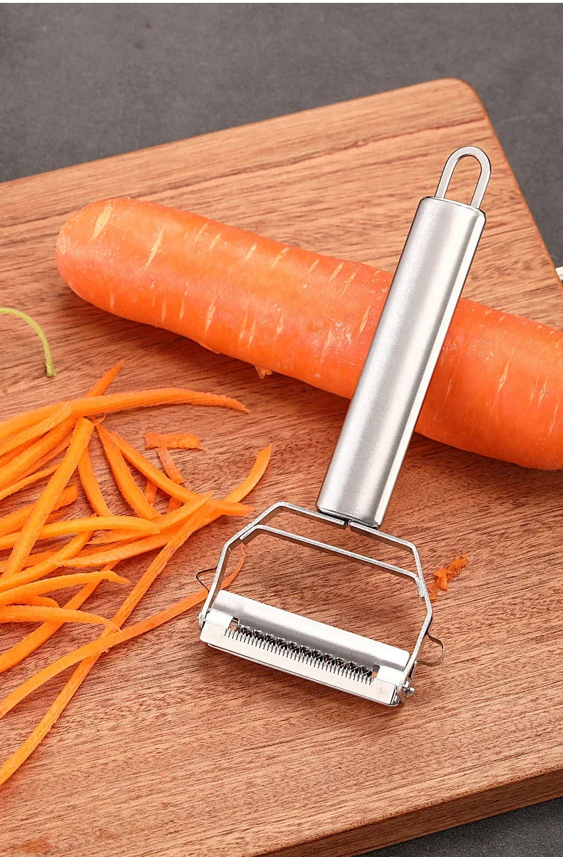 Stainless Steel Peeler Fruit Vegetable Multifunction Grater Julienne Peeler Slice Melon Potato Carrot Cucumber Home Kitchen Tool