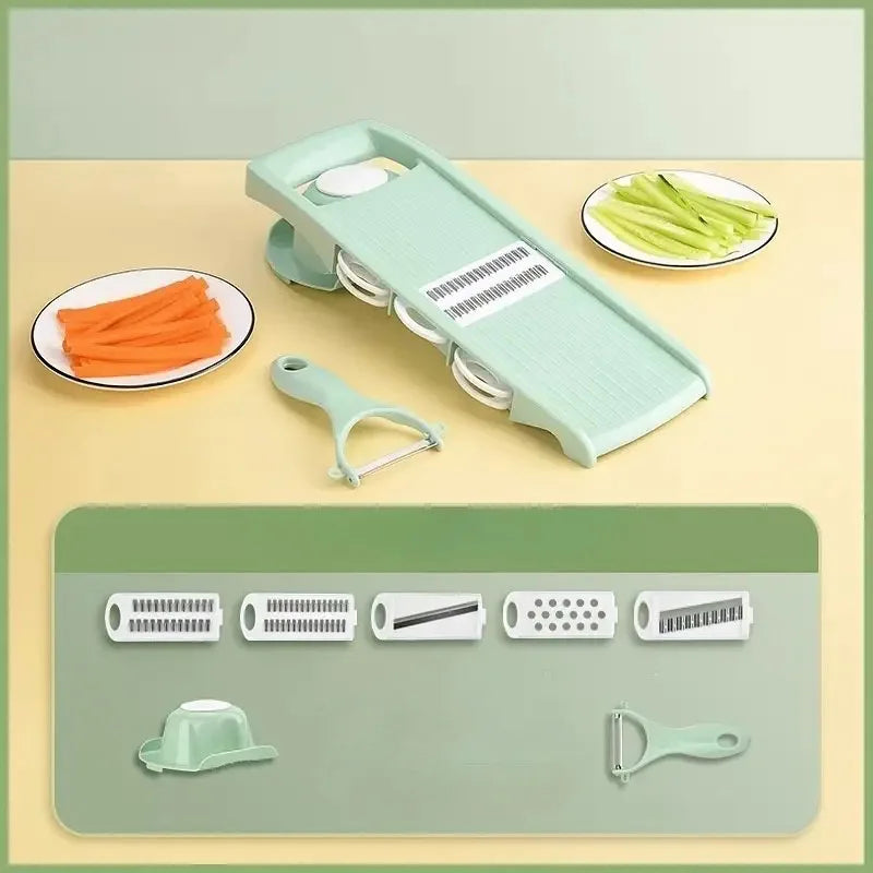 Multifunctional Vegetable Slicer – Slice, Shred & Peel with Ease