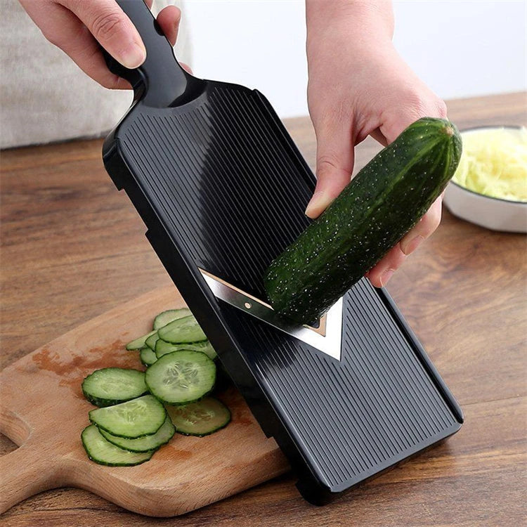 LMETJMA Cabbage Slicer Grater Stainless Steel Cabbage Scraper Vegetable Cutter Julienner Shredder Mandoline Food Slicer JT265