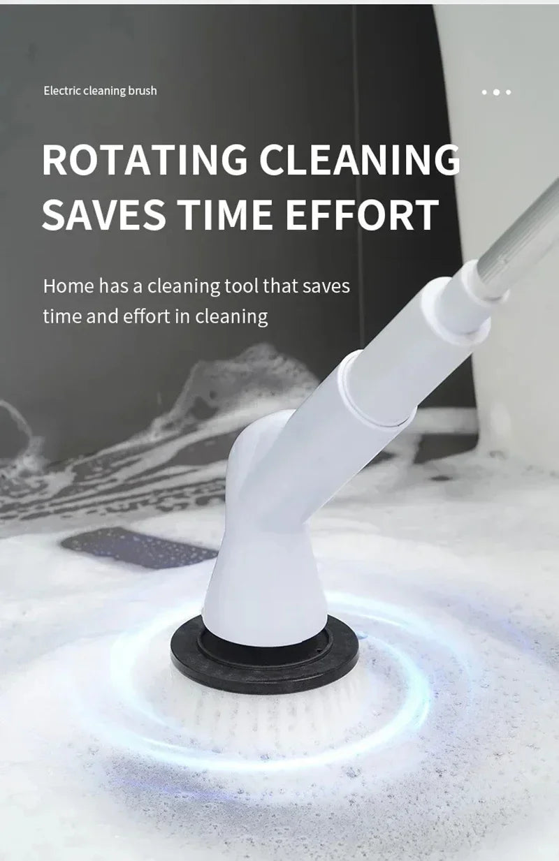 Electric Spin Scrubber – Powerful Cordless Cleaning Brush