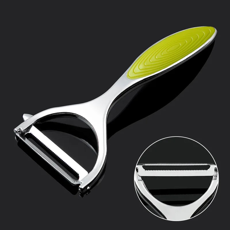 Stainless Steel Kitchen Accessories Multi-function Vegetable Peeler Cutter Potato Carrot Grater Fruit Vegetable Salad Tools