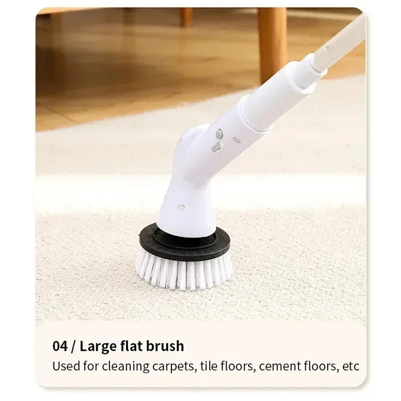 Electric Spin Scrubber – Powerful Cordless Cleaning Brush