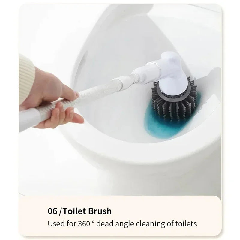 Electric Spin Scrubber – Powerful Cordless Cleaning Brush