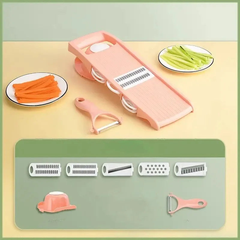 Multifunctional Vegetable Slicer – Slice, Shred & Peel with Ease