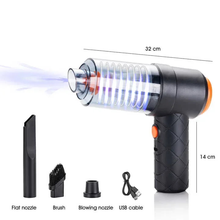 Car Vacuum Cleaner Car Cordless Mini Vacuum Cleaner Powerful Blower Powerful Suction  Dual Purpose Pet Vacuum Cleaner