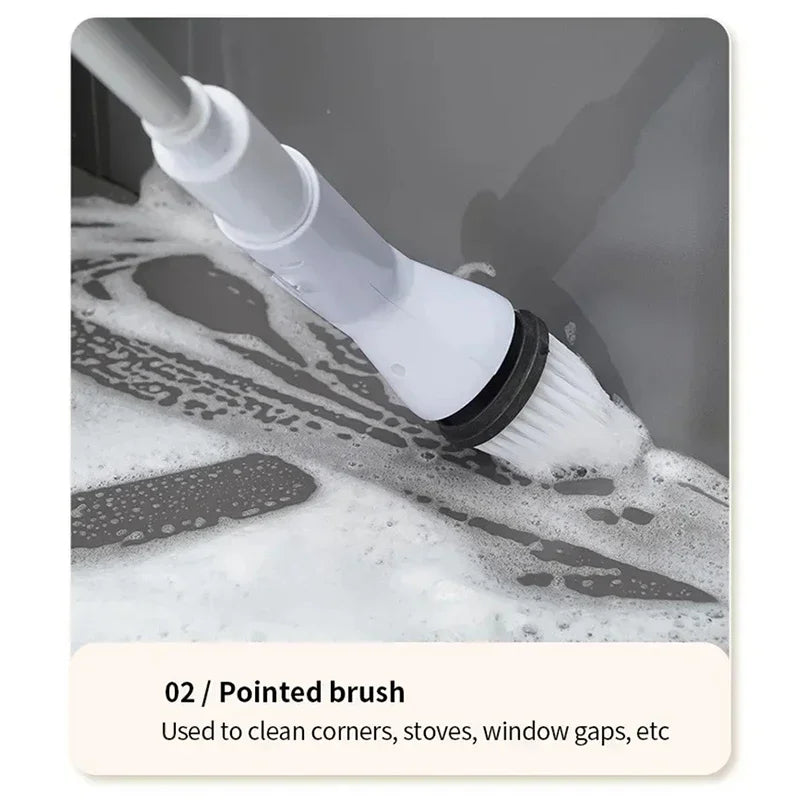 Electric Spin Scrubber – Powerful Cordless Cleaning Brush