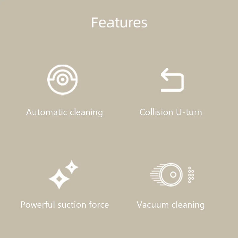 Fully Automatic Sweeping Robot Sweep Vacuum Cleaner Mopping Floor Mini Cleaner Home Cleaning Machine Smart 3in1 Electric Sweeper