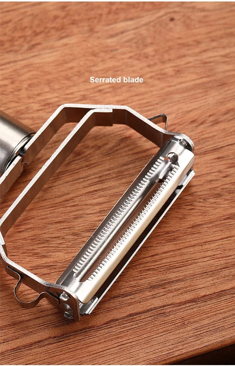 Stainless Steel Peeler Fruit Vegetable Multifunction Grater Julienne Peeler Slice Melon Potato Carrot Cucumber Home Kitchen Tool