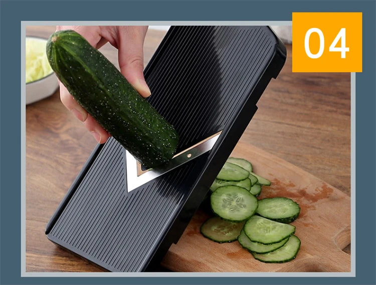 LMETJMA Cabbage Slicer Grater Stainless Steel Cabbage Scraper Vegetable Cutter Julienner Shredder Mandoline Food Slicer JT265