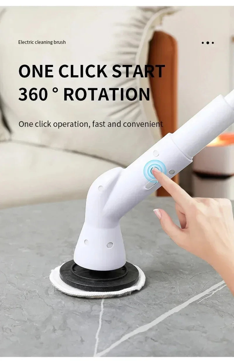 Electric Spin Scrubber – Powerful Cordless Cleaning Brush